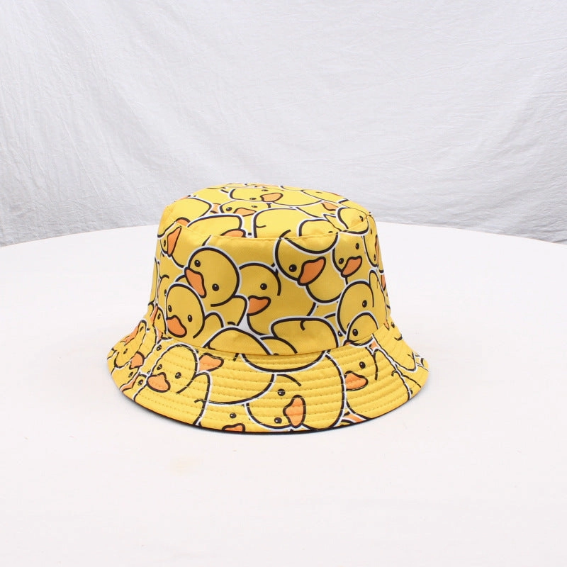 Wholesale Polyester Cotton Printed Animal Duckling Bucket Hat