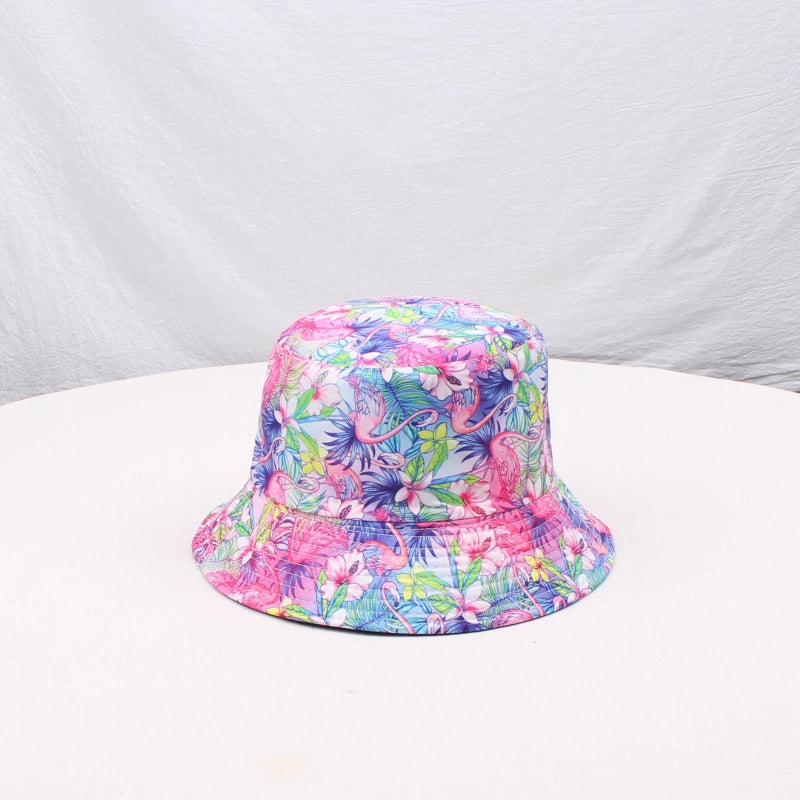 Wholesale Polyester Cotton Printed Double Sided Bucket Hat
