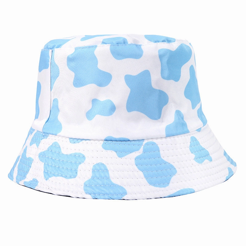 Wholesale Polyester Cow Print Reversible Bucket Hat