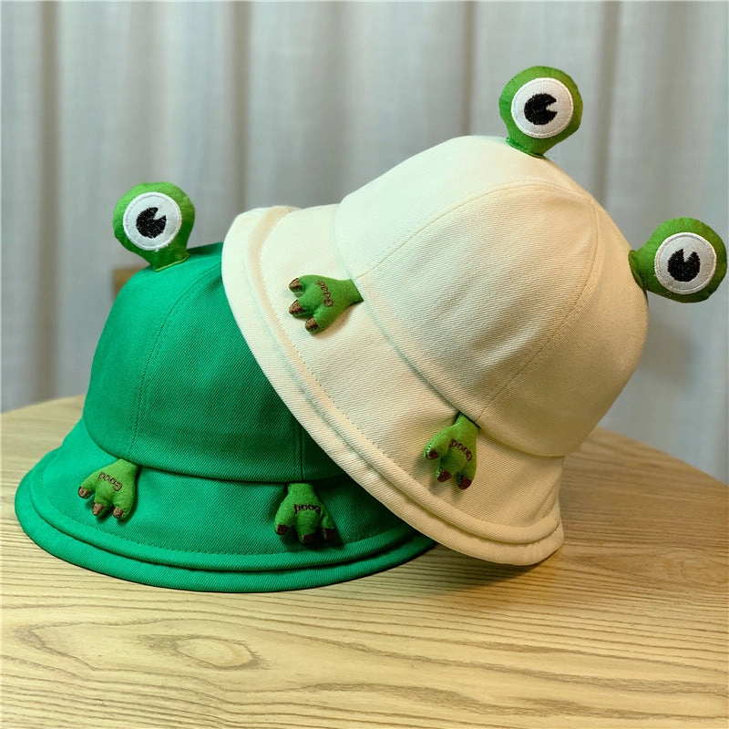 Wholesale Polyester Cute Frog Bucket Hat
