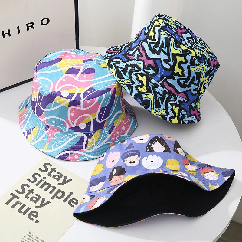 Wholesale Polyester Double-sided Printing Bucket Hat