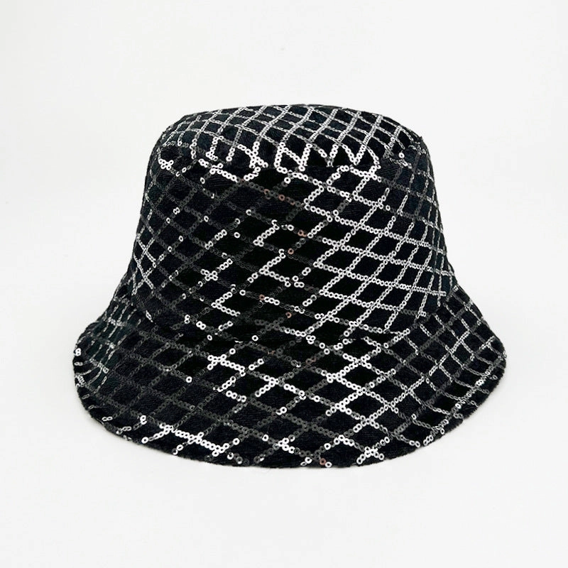 Wholesale Polyester Ethnic Style Sequin Bucket Hat