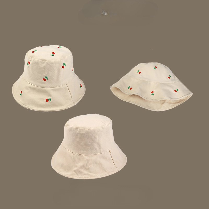 Wholesale Polyester Face Cherry Bucket Hat