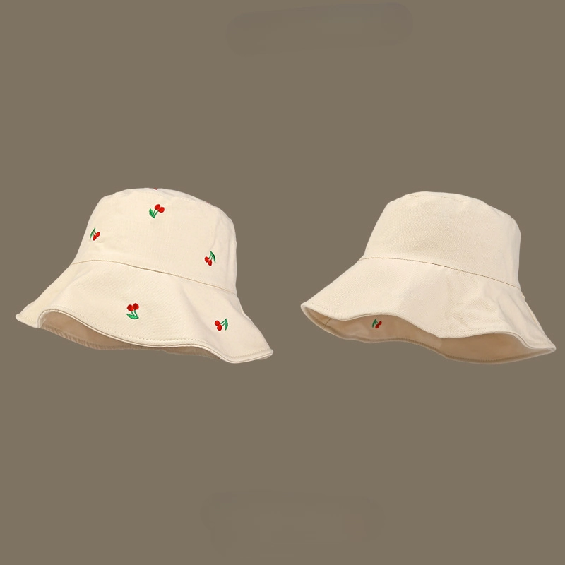 Wholesale Polyester Face Cherry Bucket Hat