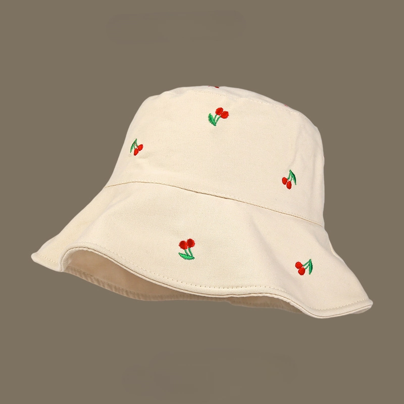 Wholesale Polyester Face Cherry Bucket Hat