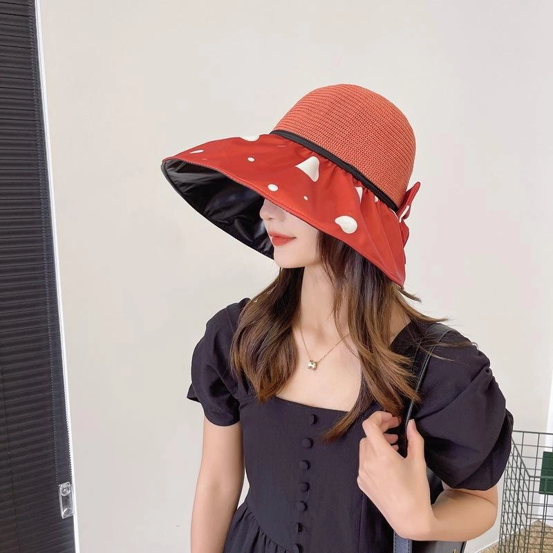 Wholesale Polyester Fiber Hollow Vinyl Big Edge Fisherman Hat