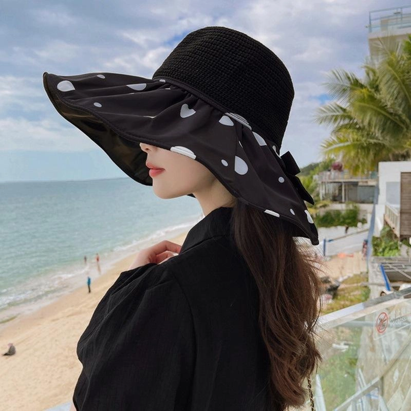 Wholesale Polyester Fiber Hollow Vinyl Big Edge Fisherman Hat