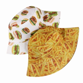 Wholesale Polyester Food Series Printing Bucket Hat