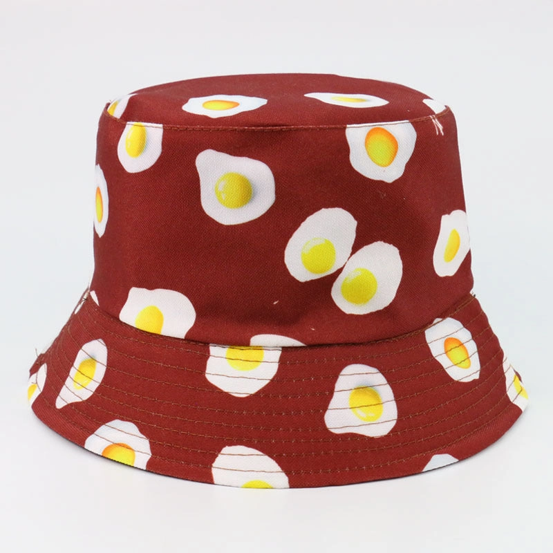 Wholesale Polyester Food Series Printing Bucket Hat