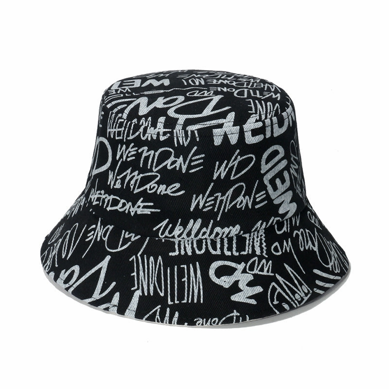 Wholesale Polyester Geometric Rhombus Check Bucket Hat