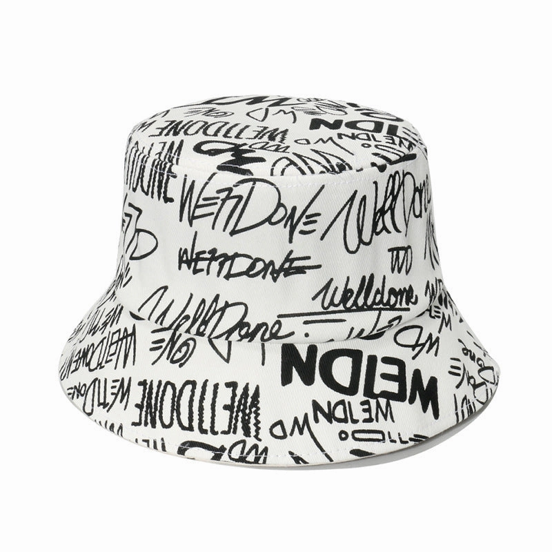Wholesale Polyester Geometric Rhombus Check Bucket Hat