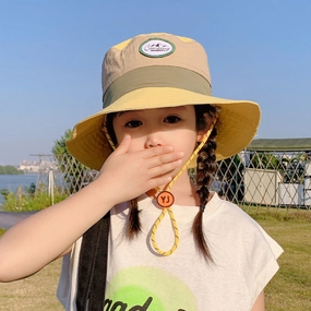 Wholesale Polyester Kids Label Bucket Hat