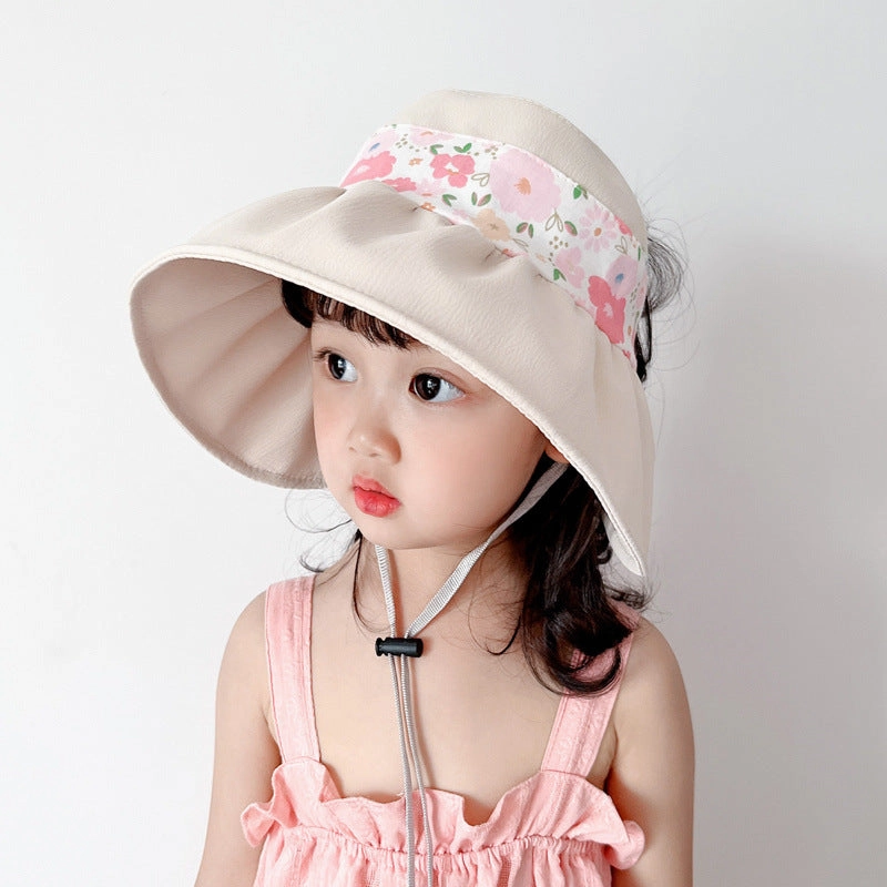 Wholesale Polyester Kids Patch Fisherman Empty Basin Hat