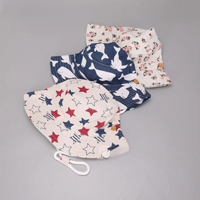 Wholesale Polyester Kids Strawberry Print Bucket Hat
