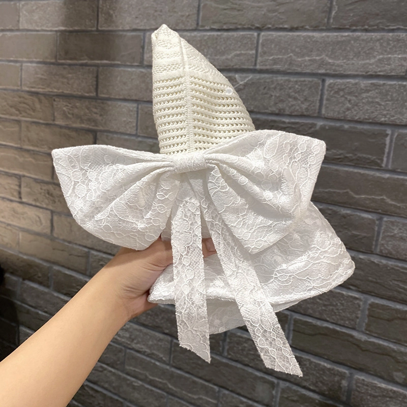 Wholesale Polyester Lace Bow Ribbon Fisherman Hat