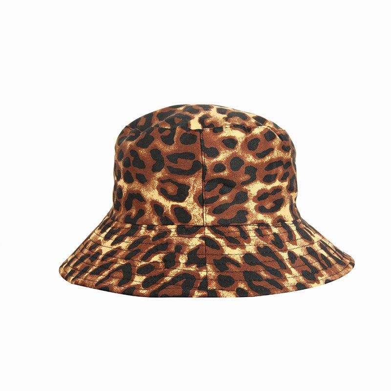 Wholesale Polyester Leopard Bucket Hat