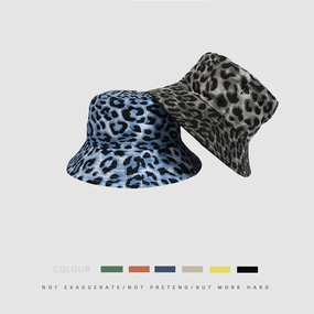 Wholesale Polyester Leopard Bucket Hat