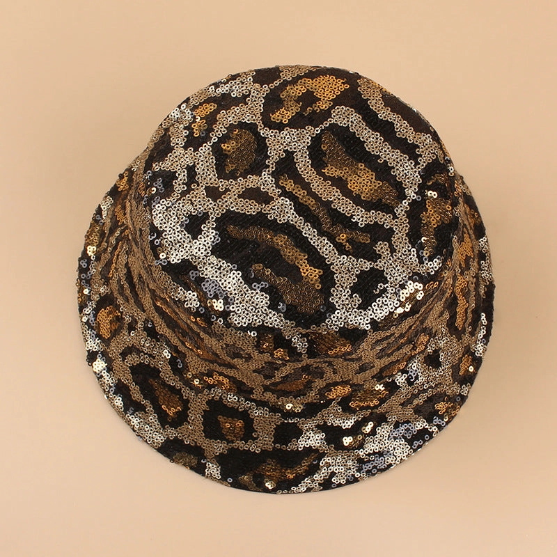 Wholesale Polyester Leopard Print Bucket Hat