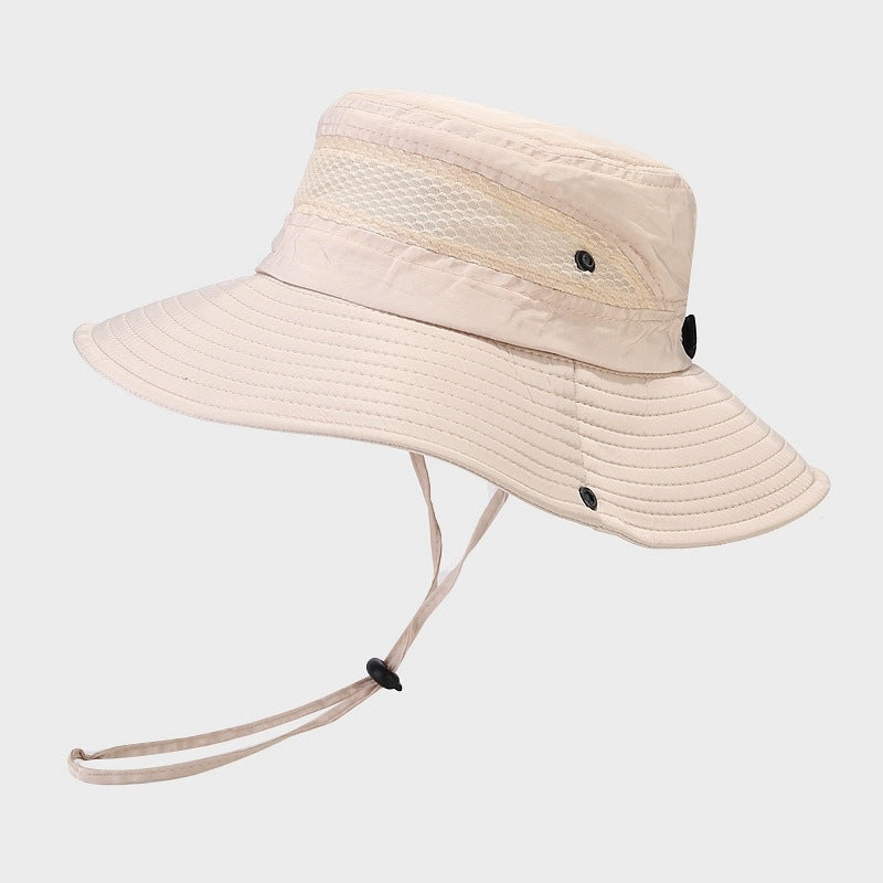 Wholesale Polyester Mesh Sunshade Fisherman Hat