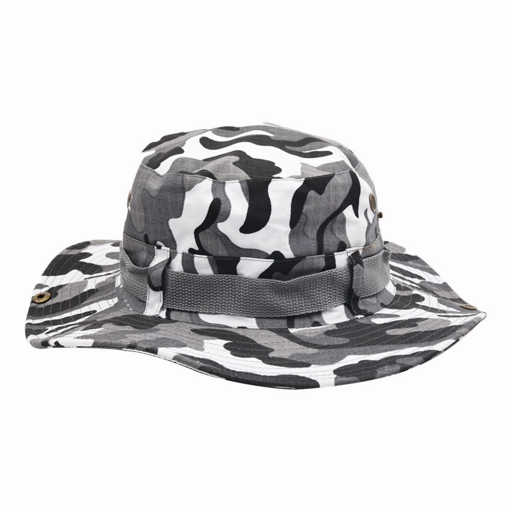 Wholesale Polyester Mountaineering Camouflage Bucket Hat