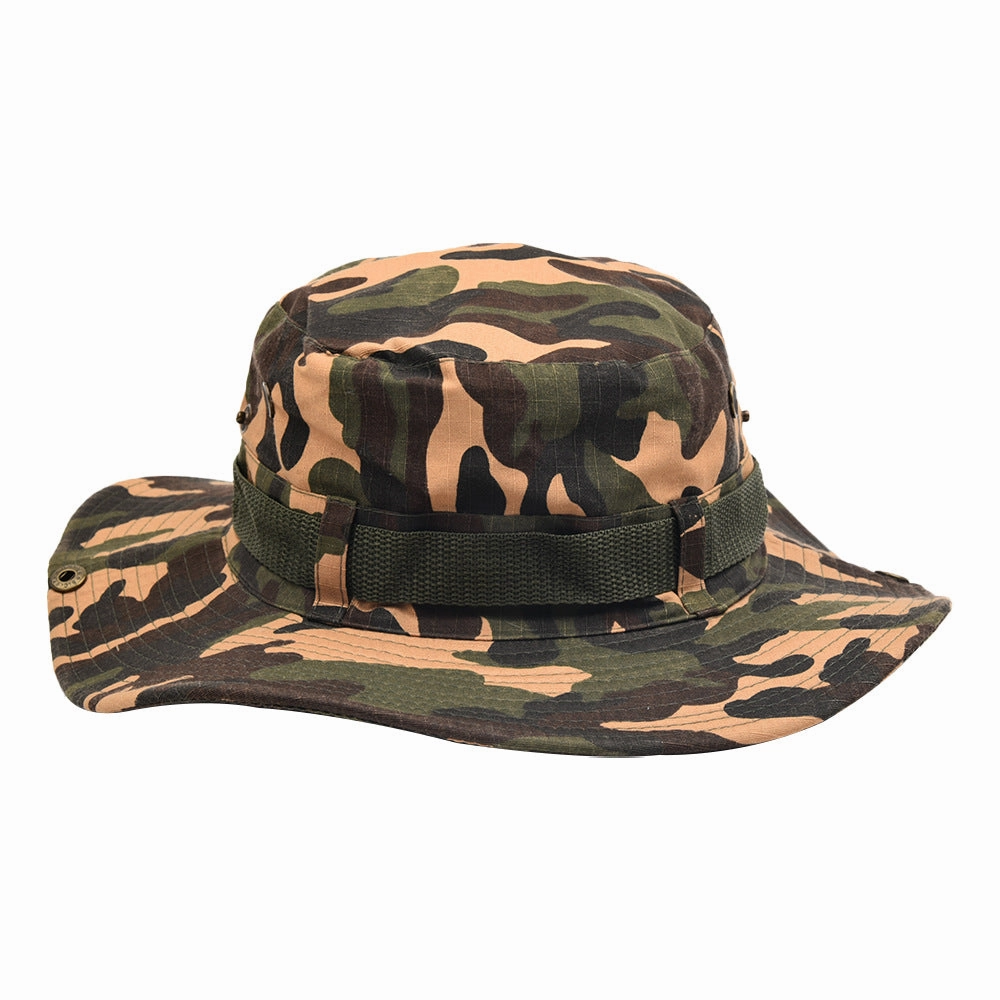 Wholesale Polyester Mountaineering Camouflage Bucket Hat