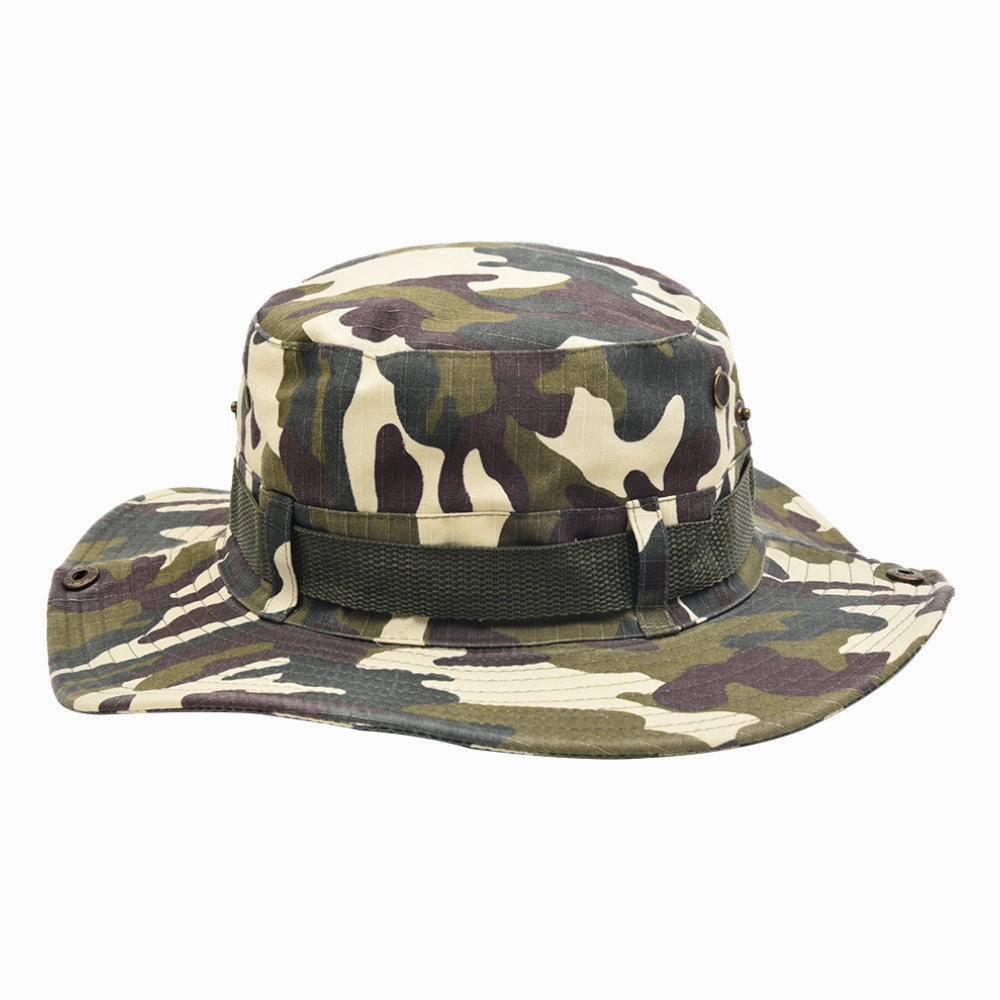 Wholesale Polyester Mountaineering Camouflage Bucket Hat