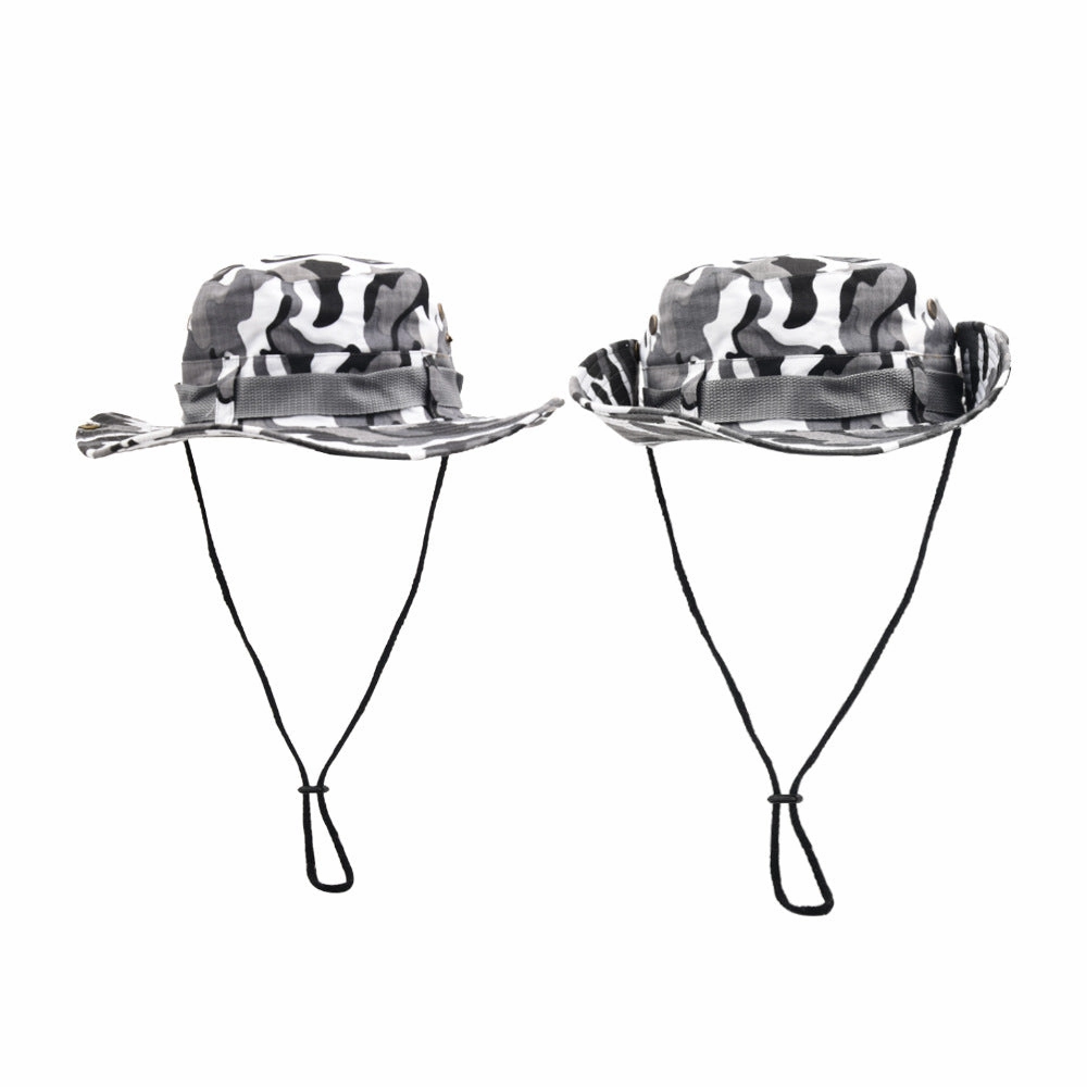 Wholesale Polyester Mountaineering Camouflage Bucket Hat