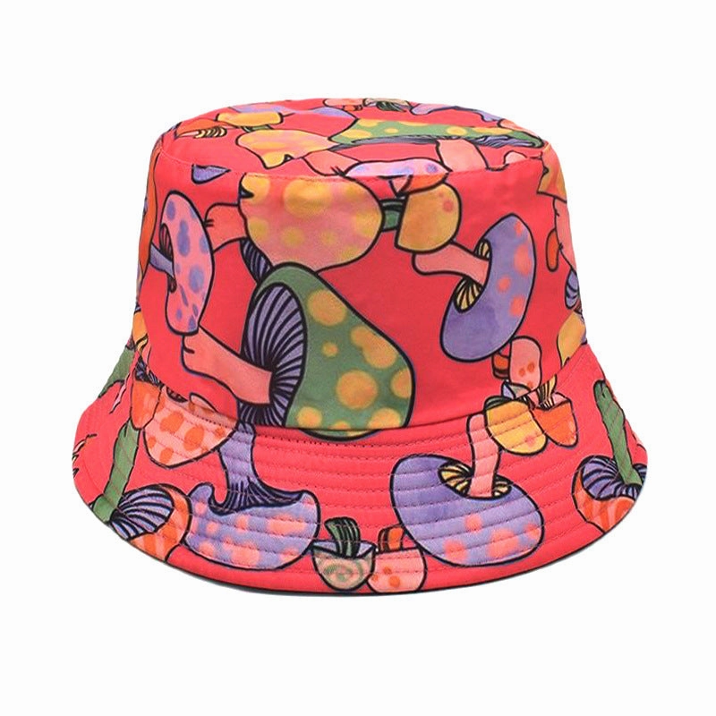 Wholesale Polyester Mushroom Pattern Bucket Hat