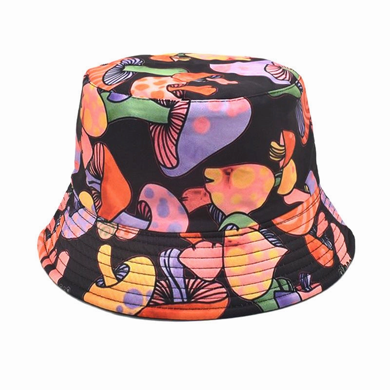Wholesale Polyester Mushroom Pattern Bucket Hat