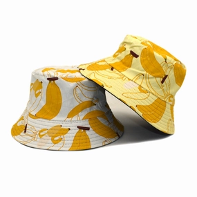 Wholesale Polyester New Banana Printing Fisherman Hat