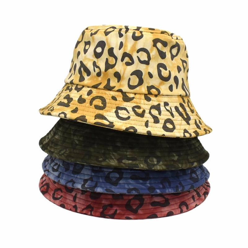 Wholesale Polyester New Leopard Fisherman Hat