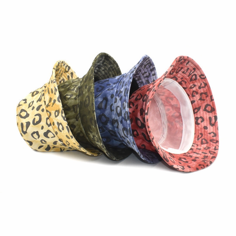 Wholesale Polyester New Leopard Fisherman Hat