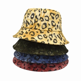Wholesale Polyester New Leopard Fisherman Hat