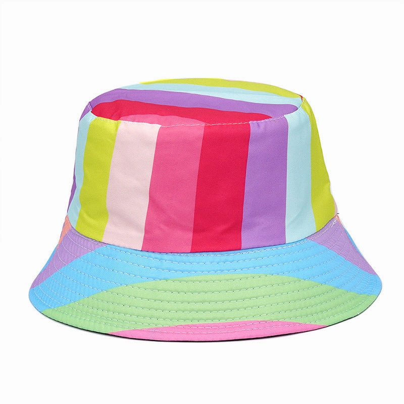 Wholesale Polyester New Rainbow Bucket Hat