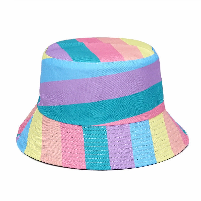 Wholesale Polyester New Rainbow Bucket Hat