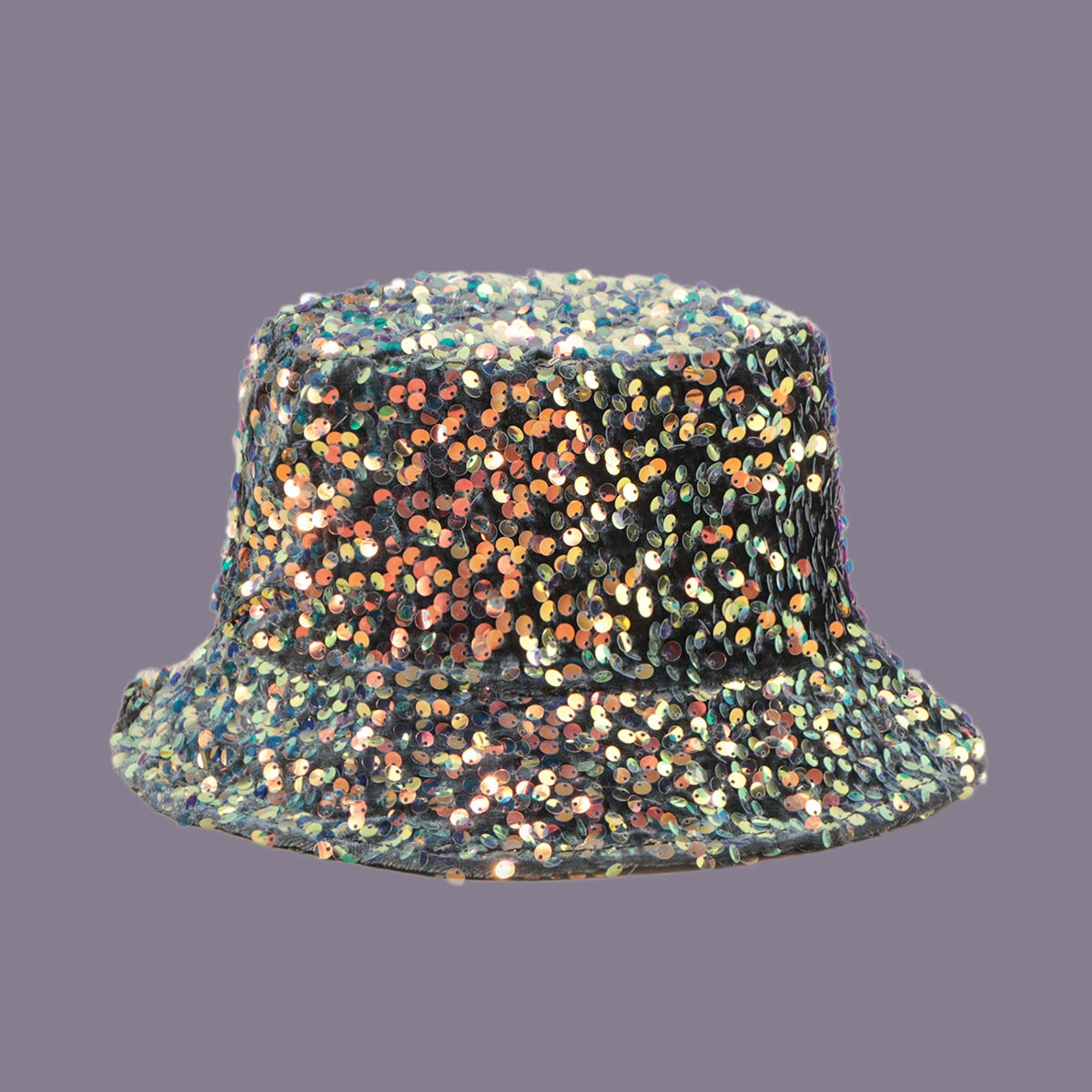 Wholesale Polyester Pink Sequin Bucket Hat