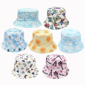 Wholesale Polyester Printed Bucket Hat