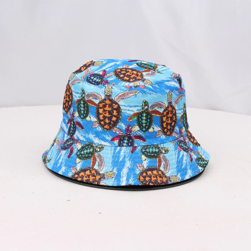 Wholesale Polyester Shark Double-sided Printing Fisherman Hat