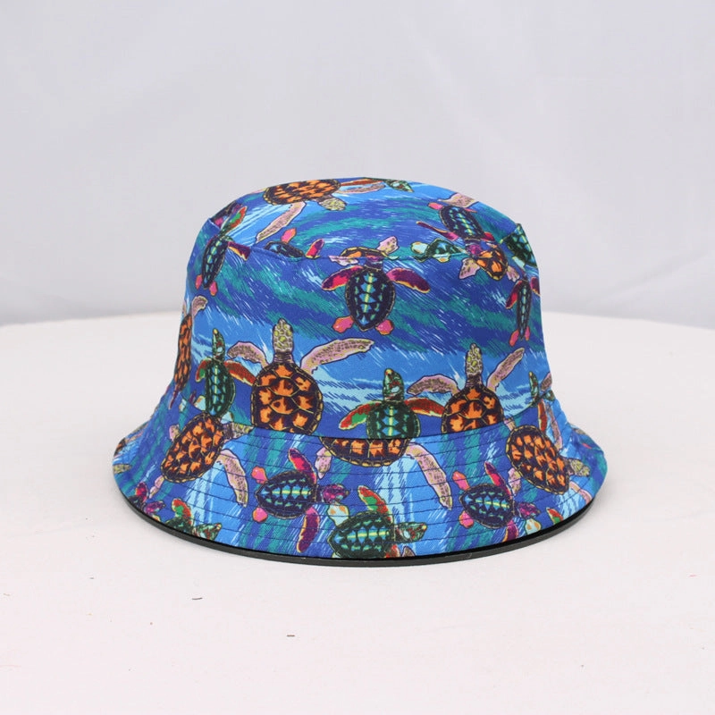 Wholesale Polyester Shark Double-sided Printing Fisherman Hat