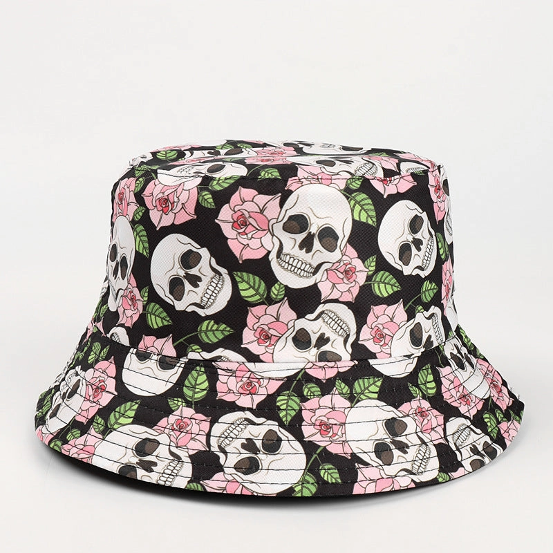 Wholesale Polyester Skull Bucket Hat