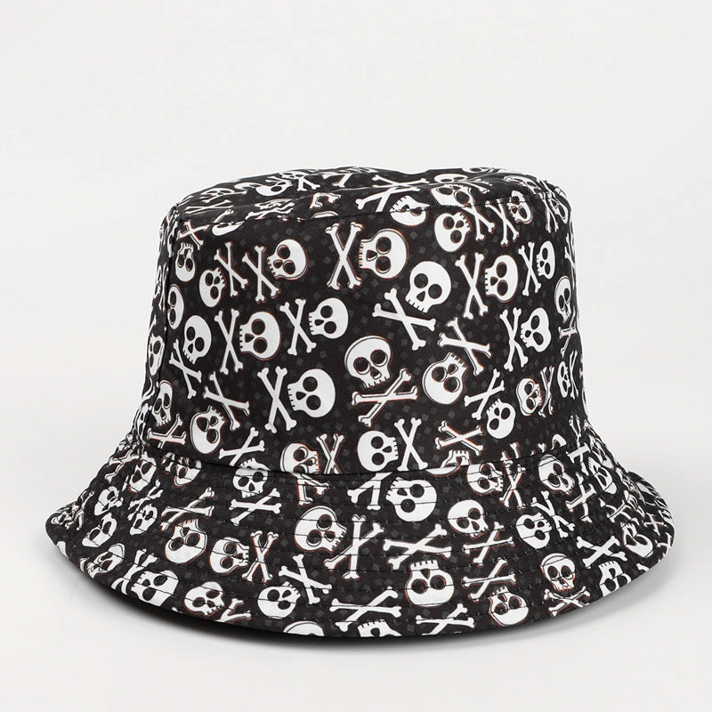 Wholesale Polyester Skull Bucket Hat