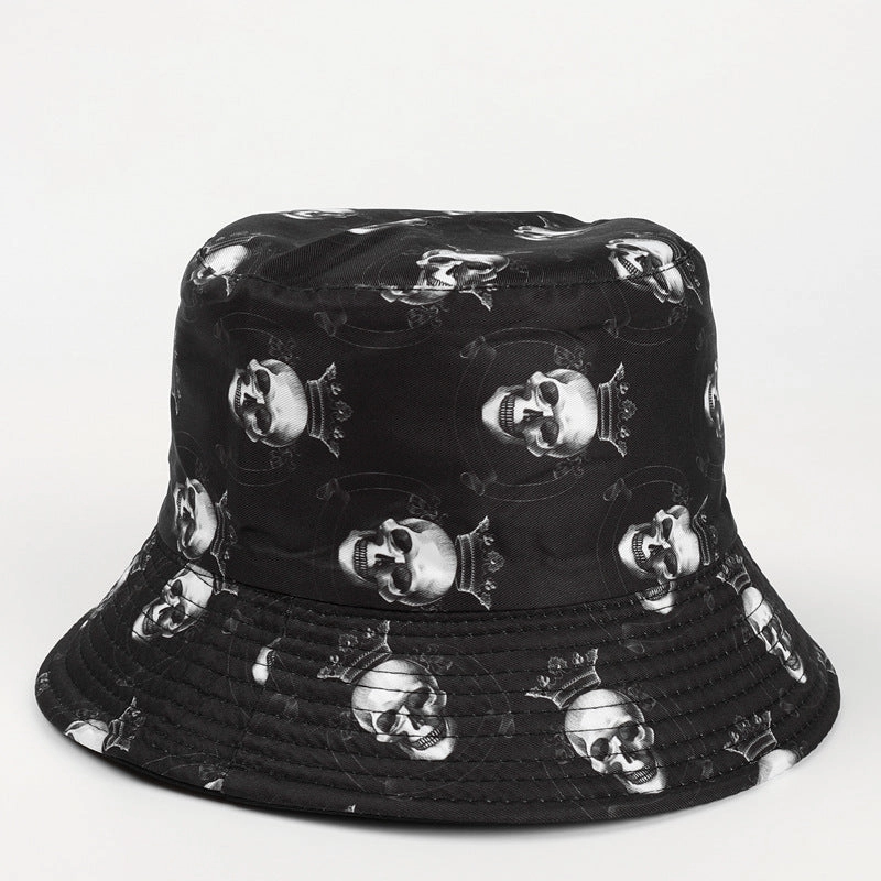 Wholesale Polyester Skull Bucket Hat