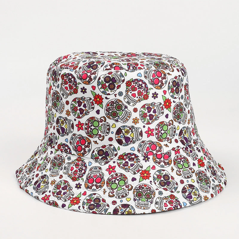 Wholesale Polyester Skull Bucket Hat
