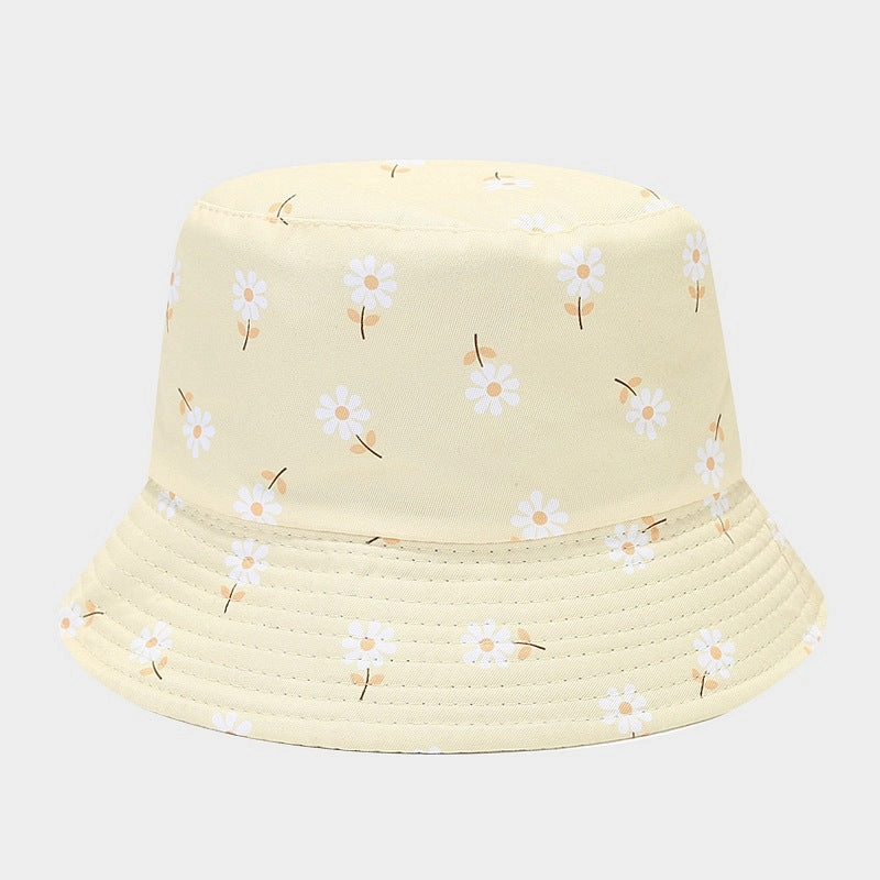 Wholesale Polyester Small Flower Pattern Bucket Hat