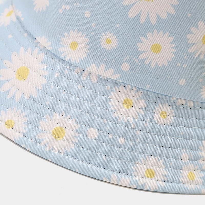 Wholesale Polyester Small Flower Pattern Bucket Hat
