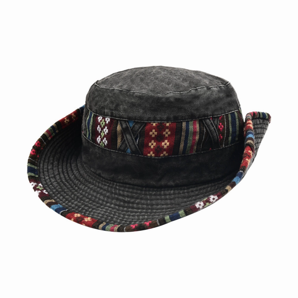 Wholesale Polyester Solid Color Lace Mountaineering Bucket Hat