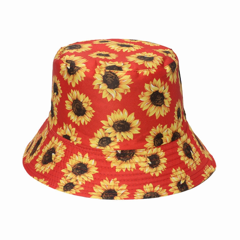 Wholesale Polyester Sunflower Bucket Hat