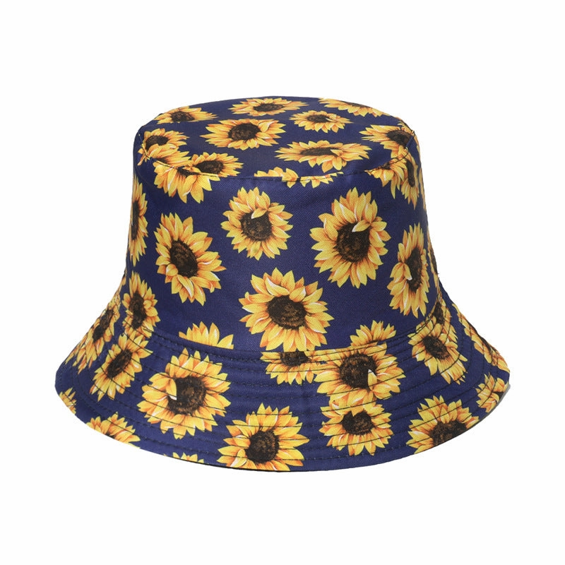 Wholesale Polyester Sunflower Bucket Hat