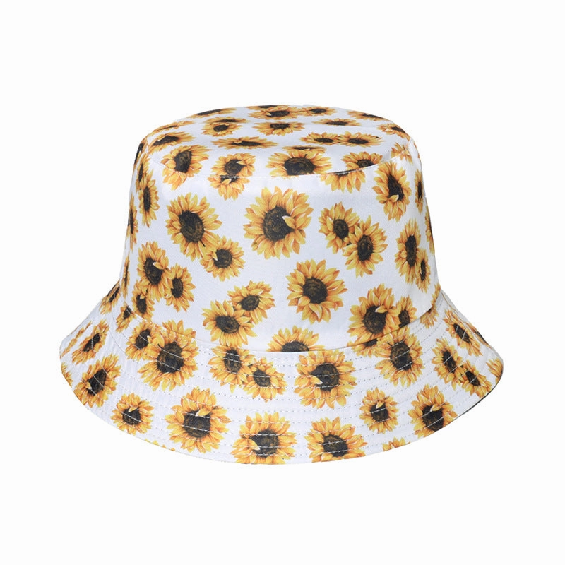 Wholesale Polyester Sunflower Bucket Hat