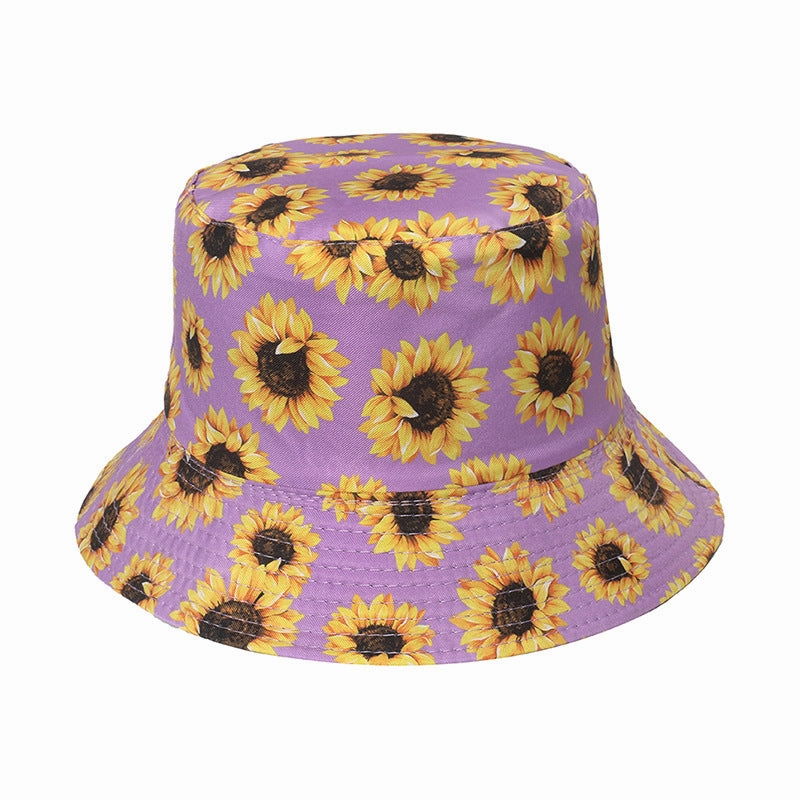 Wholesale Polyester Sunflower Bucket Hat